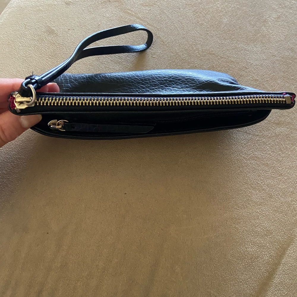 Juicy Couture Black faux Leather Wristlet - Picture 3 of 9